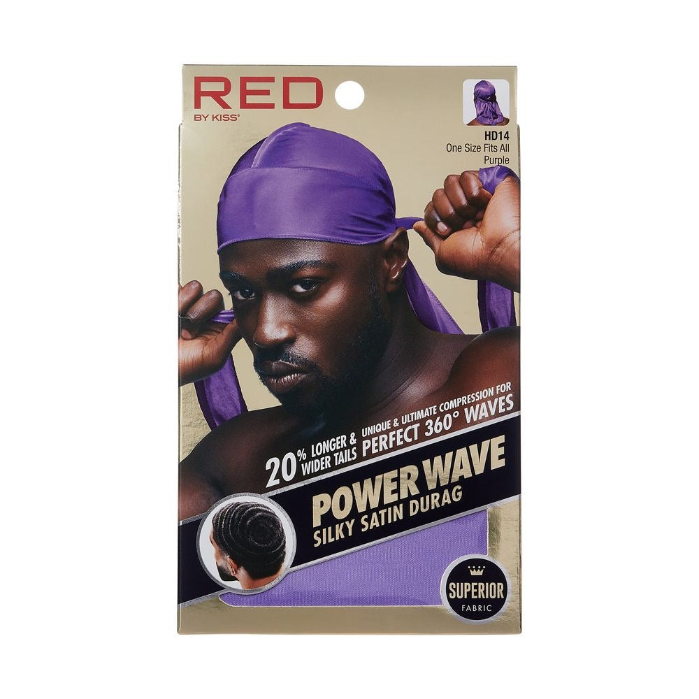 RED Power Wave Silky Durag Purple