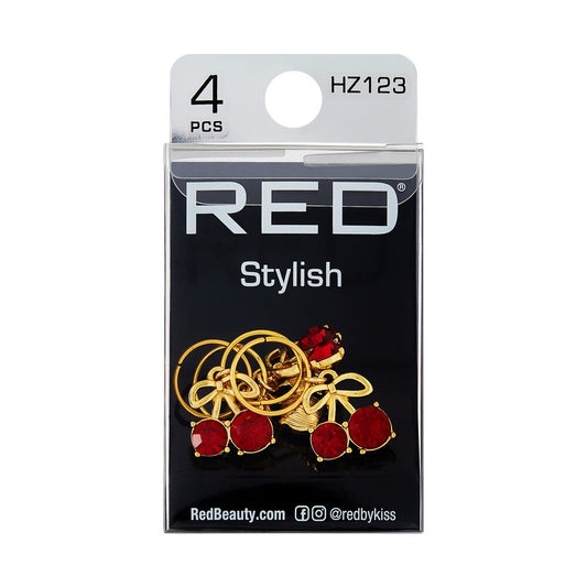 RED Braid Charm HZ123 Gold Stylish