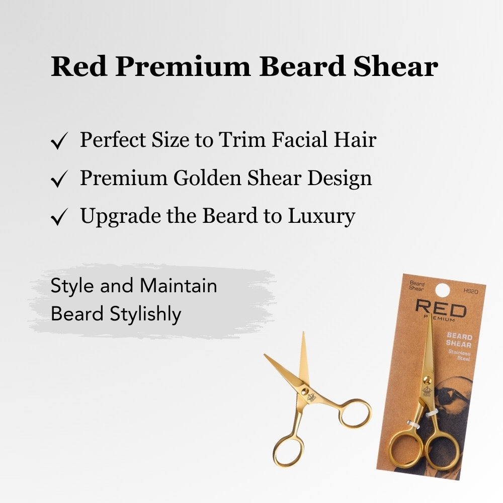 RED Premium Beard Shear Gold