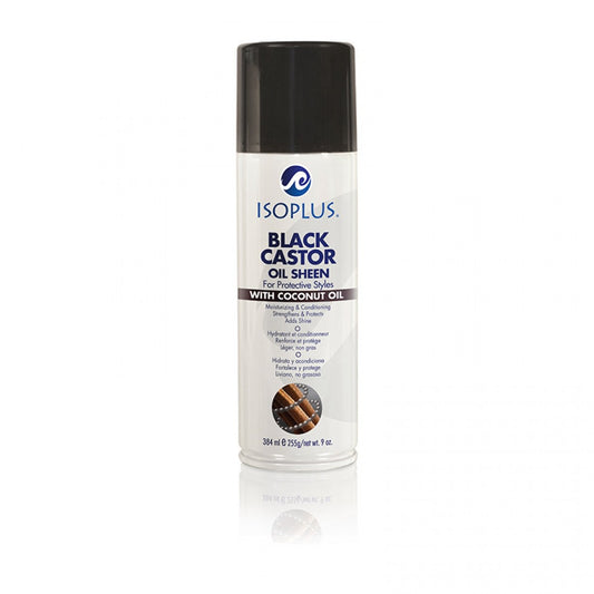 Isoplus Oil Sheen Black Castor 9 oz