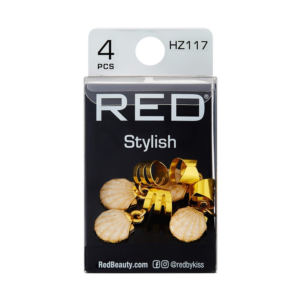 RED Braid Charm HZ117 Gold Stylish
