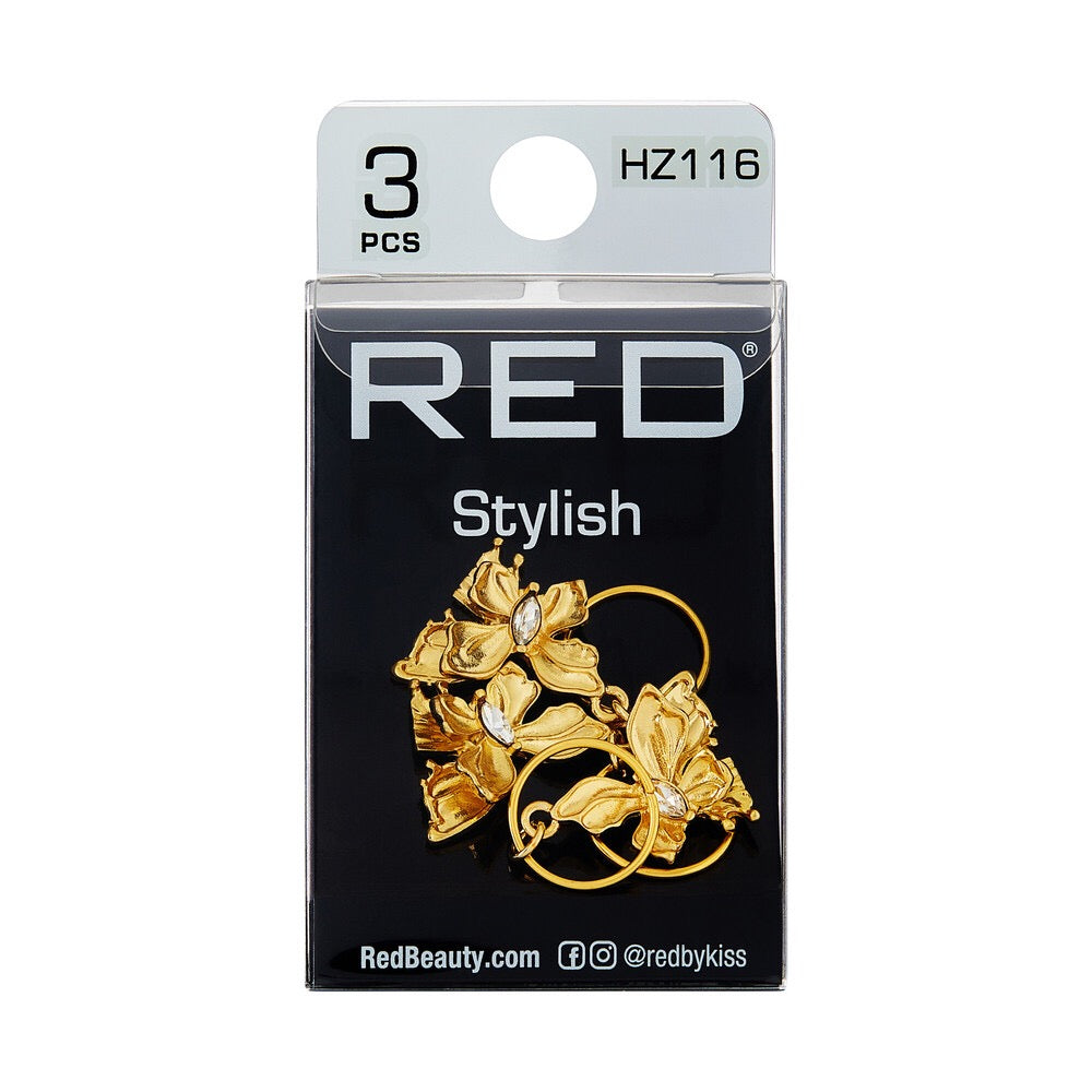 RED Braid Charm HZ116 Gold Stylish