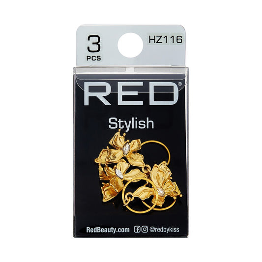 RED Braid Charm HZ116 Gold Stylish