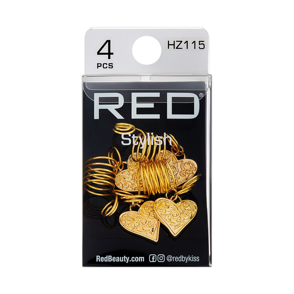 RED Braid Charm HZ115 Gold Stylish