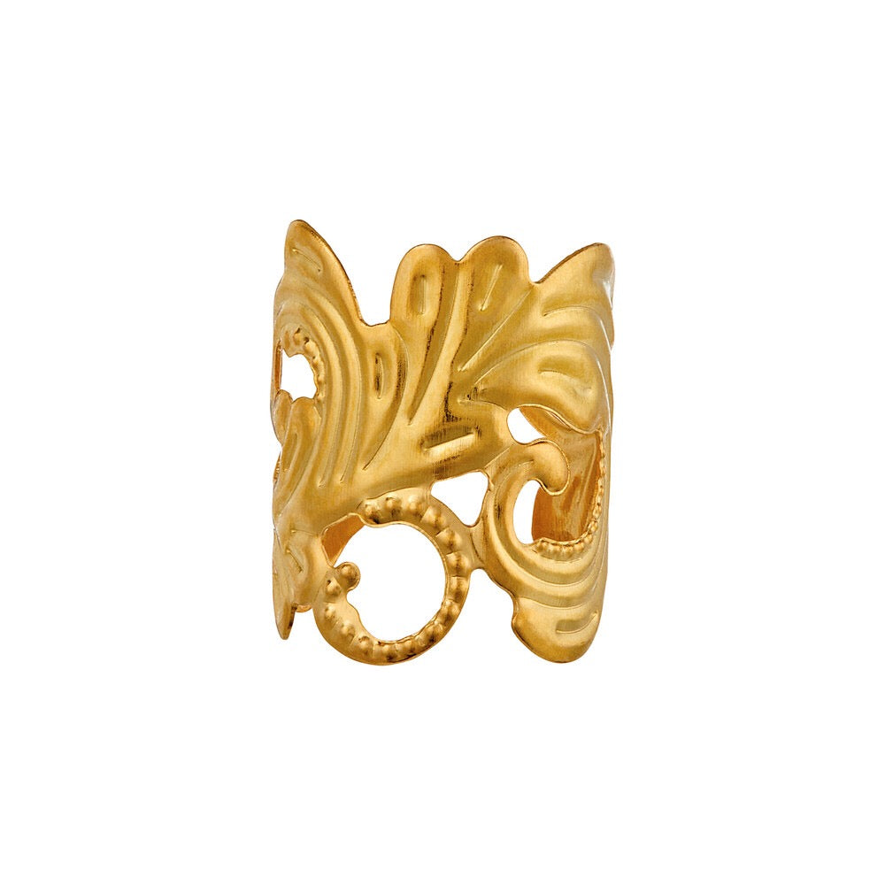 RED Braid Charm HZ114 Gold Classy
