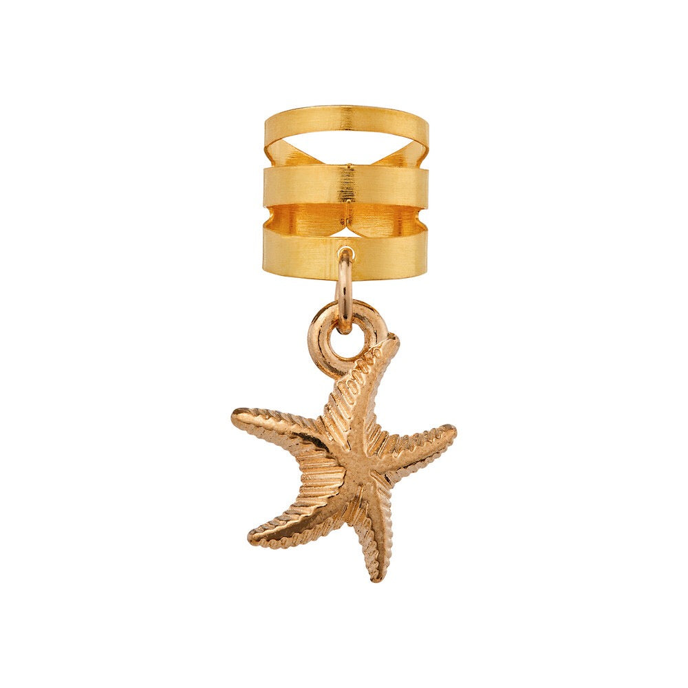 RED Braid Charm HZ112 Gold Classy