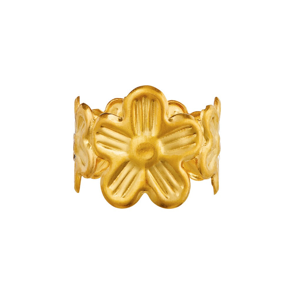RED Braid Charm HZ110 Gold Classy