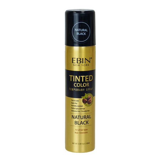 EBIN Tinted Color Temporary Spray Natural Black 3.38oz