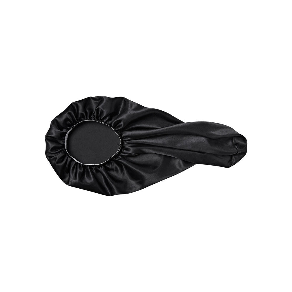 RED SATIN ELASTIC BONNET BRAID KING