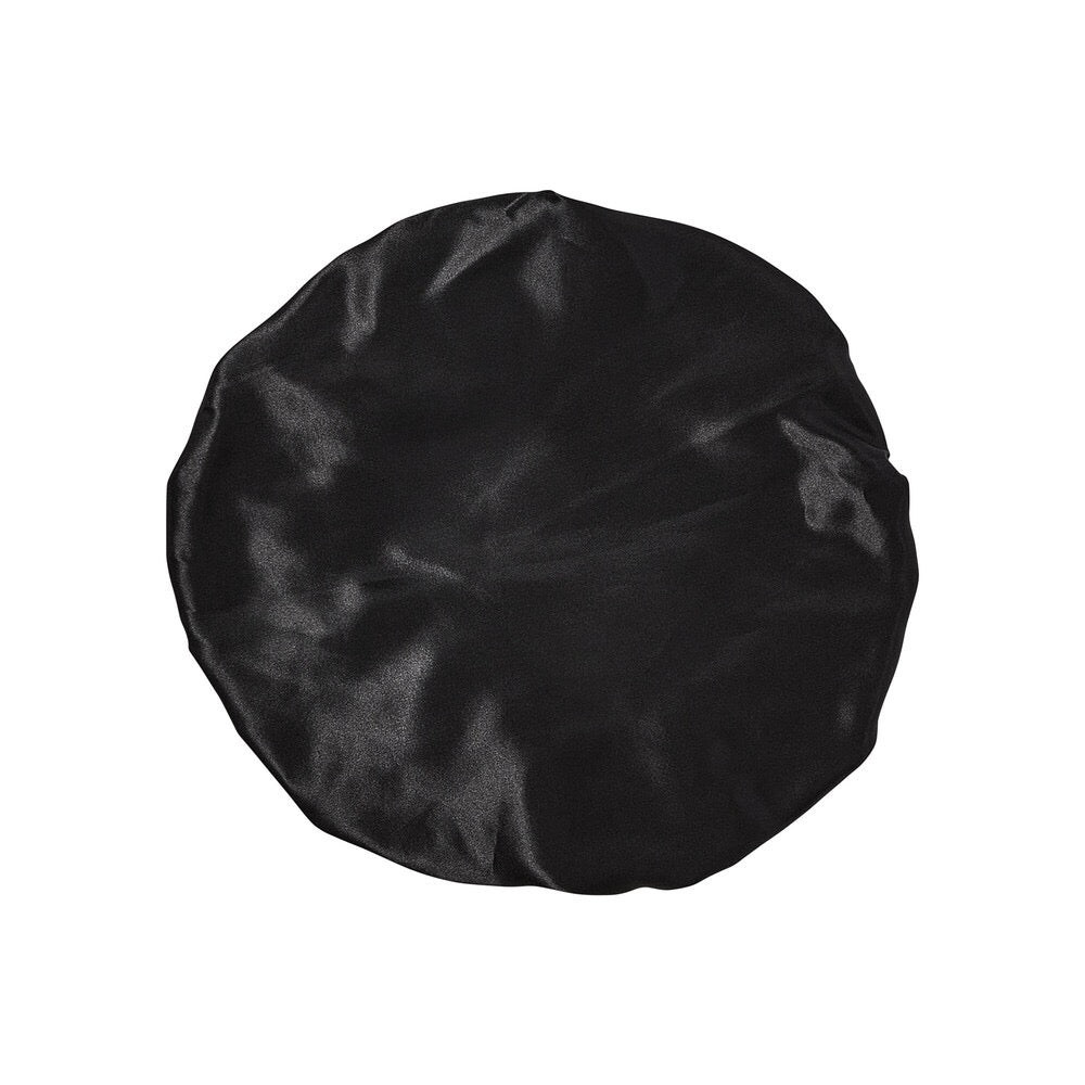 Red Mens Satin Tie Bonnet XL Black