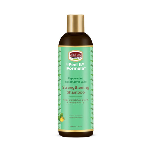 African Pride Feel It Strengthening Shampoo 12 oz
