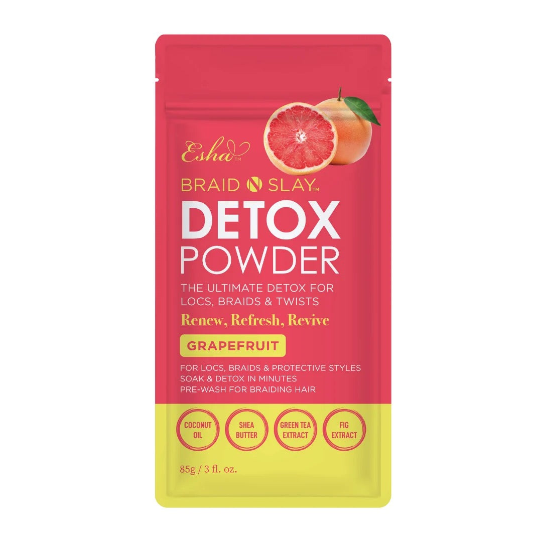 ESHA BRAID N SLAY- DETOX POWDER GRAPEFRUIT- 3oz