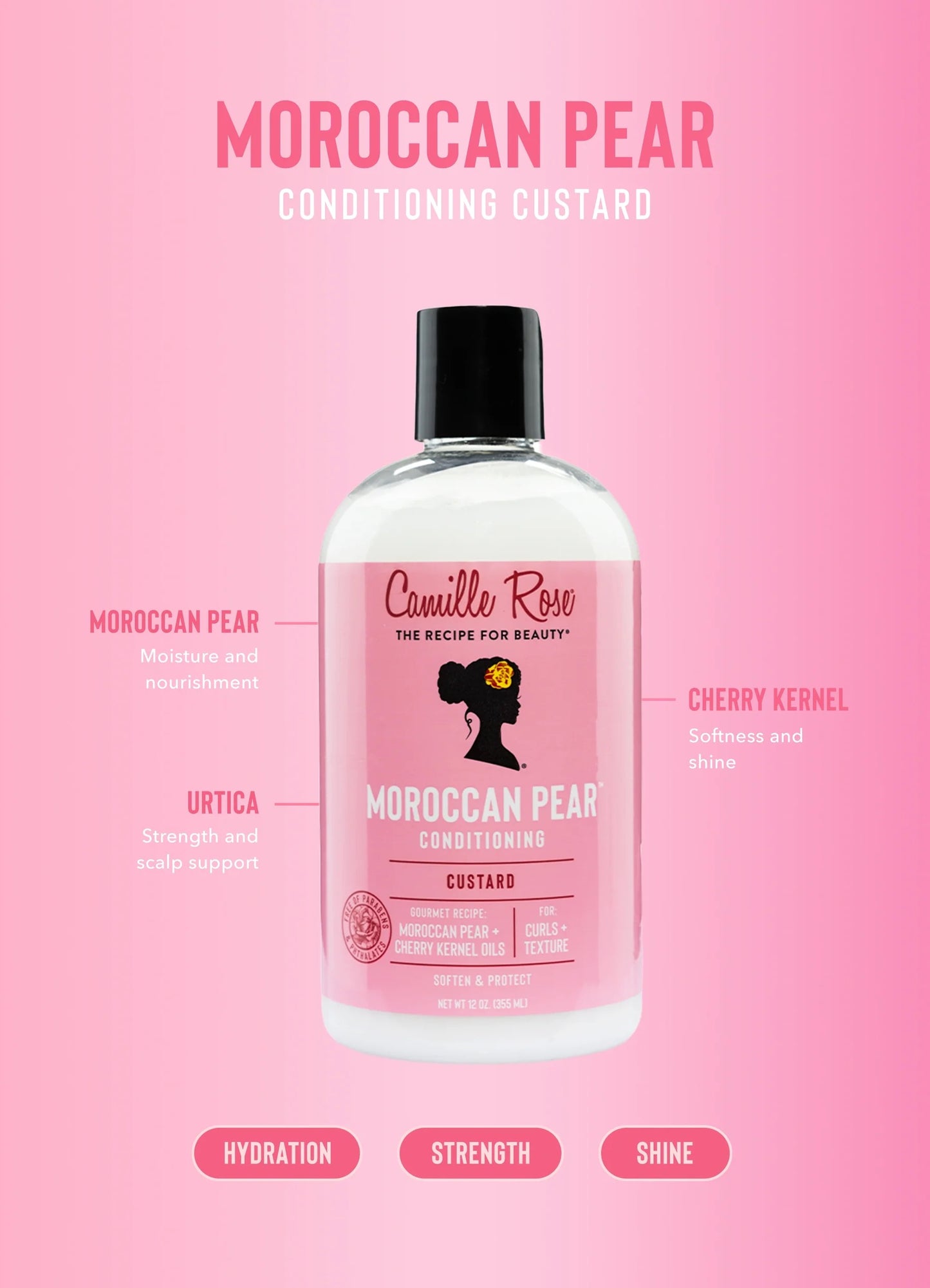 Camille Rose Moroccan Pear Conditioning Custard 12oz