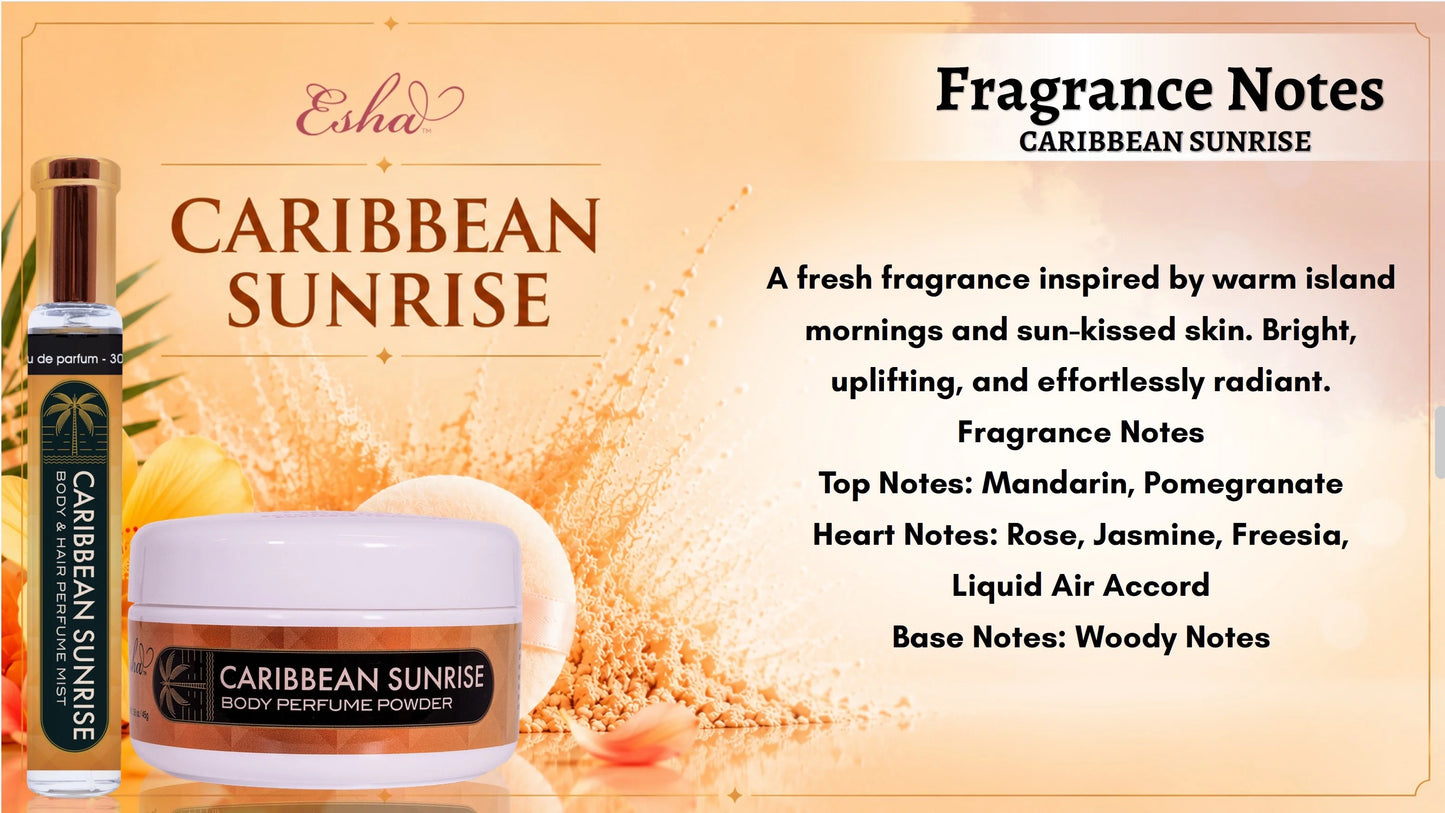 ESHA BODY PERFUME POWDER- CARIBBEAN SUNRISE
