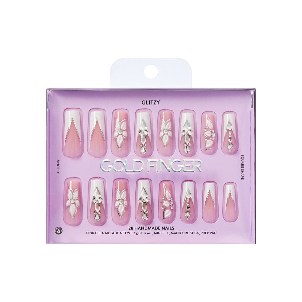 Gold Finger Handmade Nails - Premium