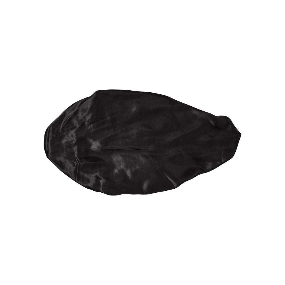 Red Mens Satin Tie Bonnet Braid Black