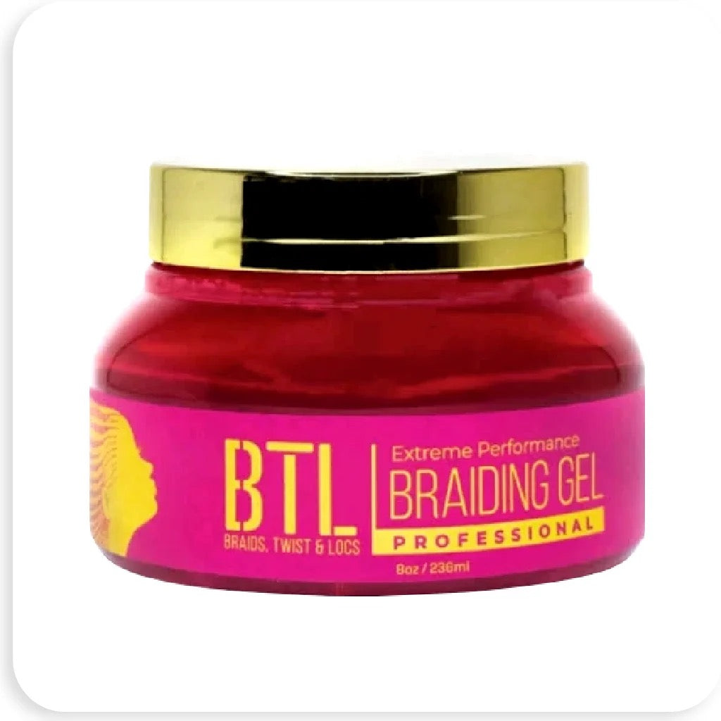 BTL Braid Gel Extreme 8oz (Pink)