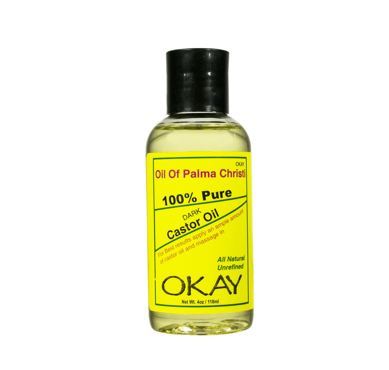 Okay 100% Castor Oil 4 oz