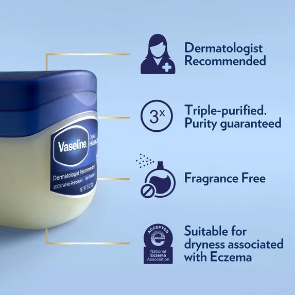 Vaseline Petroleum Healing Jelly Original 7.5oz