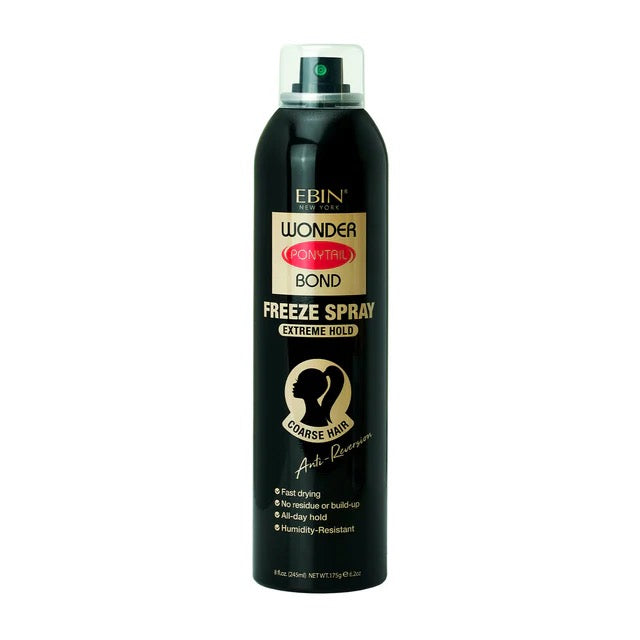 EBIN Wonder Ponytail Bond Freeze Spray - Extreme Hold 8oz