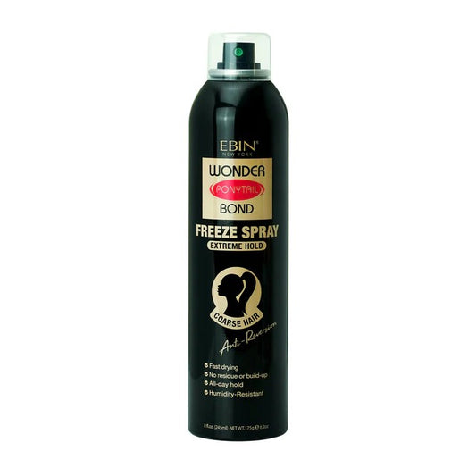 EBIN Wonder Ponytail Bond Freeze Spray - Extreme Hold 8oz