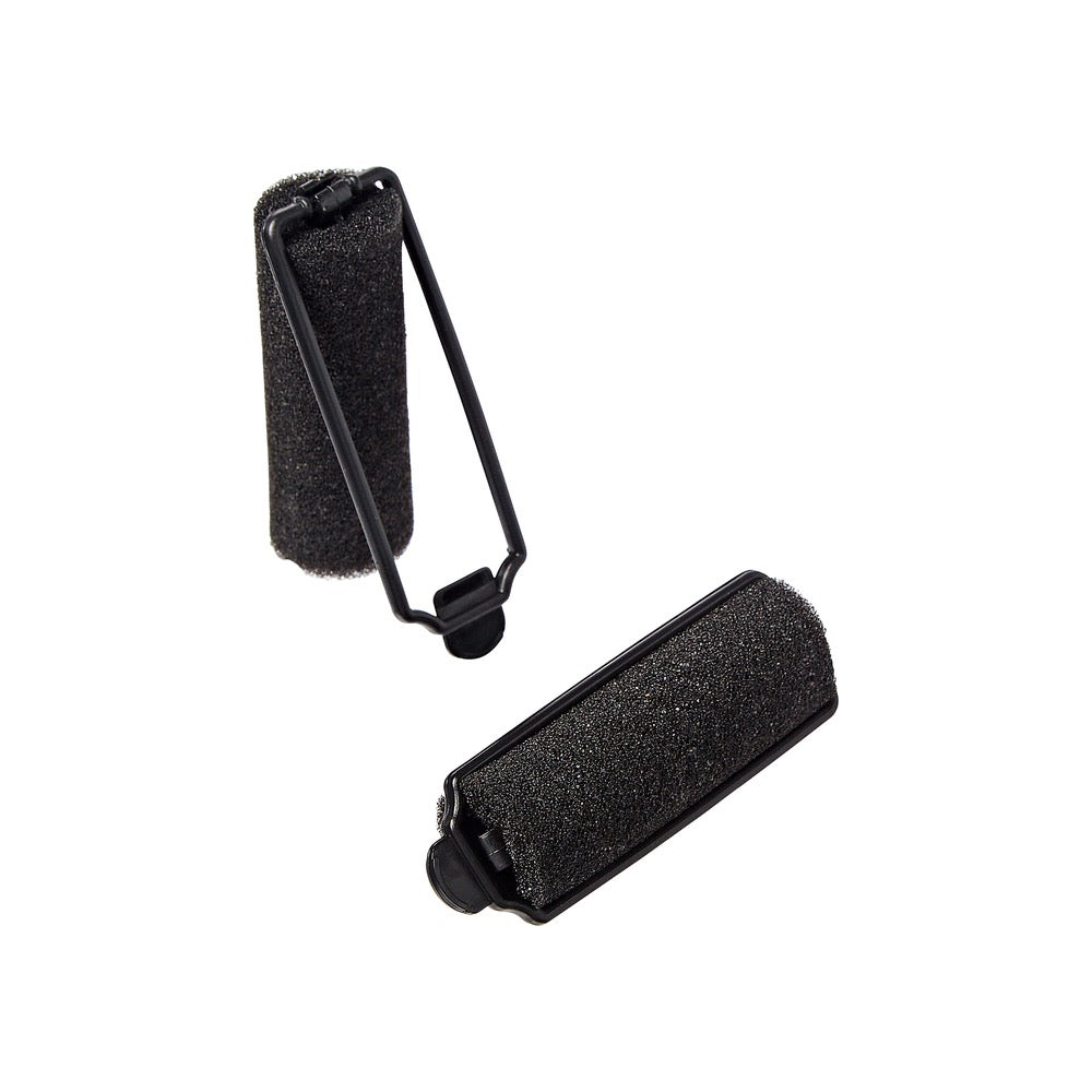RED Foam Rollers Medium 7/8" 12PC Black
