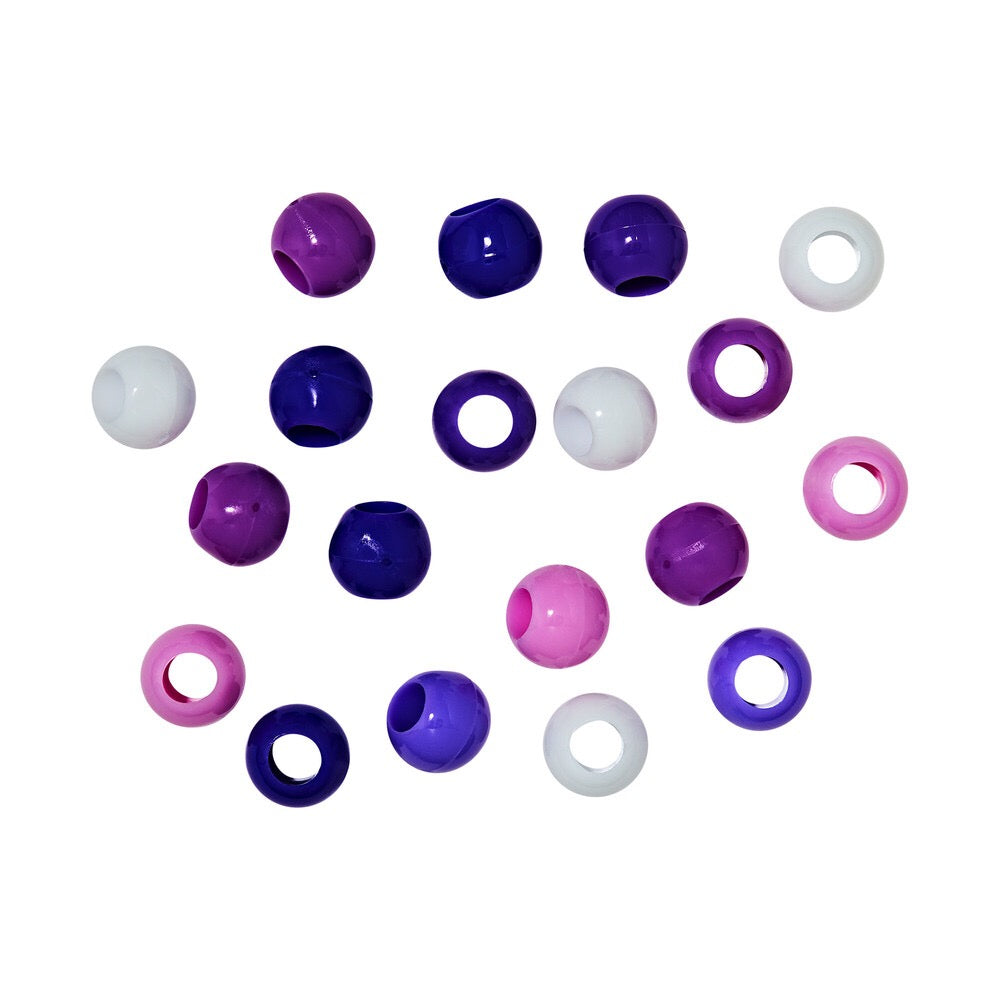 RED Jellypopz X Large Bead Purple Assorted