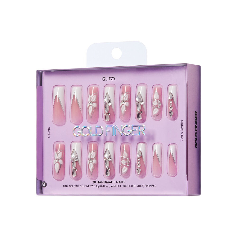 Gold Finger Handmade Nails - Premium