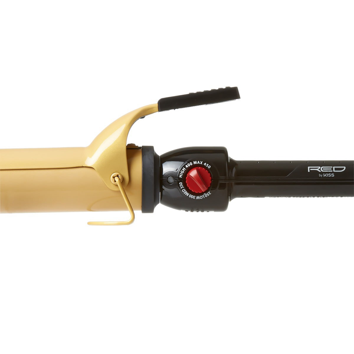 Red Ceramic Ionic Curling Iron 1-1/2"