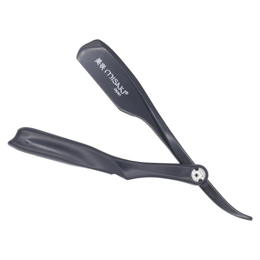 MISAKI MR-01 Katana Pinch Type Folding Shavette Razor Holder Black