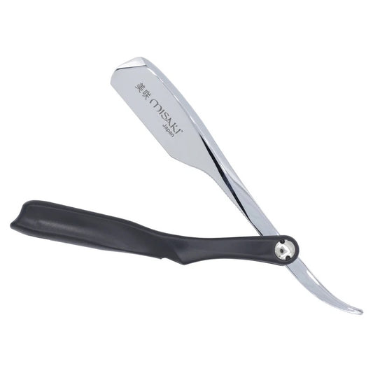 MISAKI MR-01 Katana Pinch Type Folding Shavette Razor Holder Silver