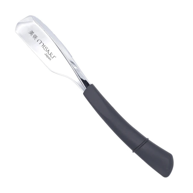 MISAKI MR-02 Katana Pinch Type Straight Shavette Razor Holder Silver