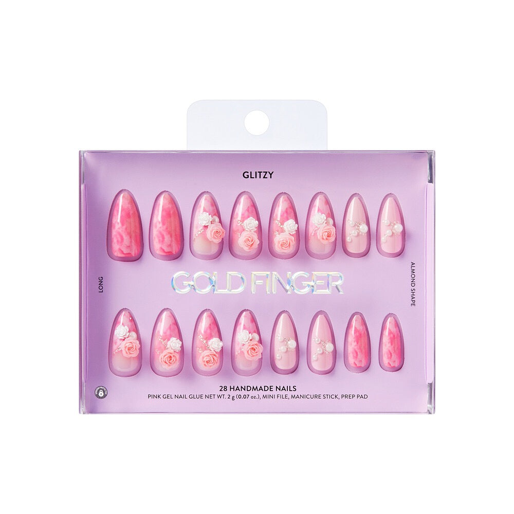 Gold Finger Handmade Nails - Five Star