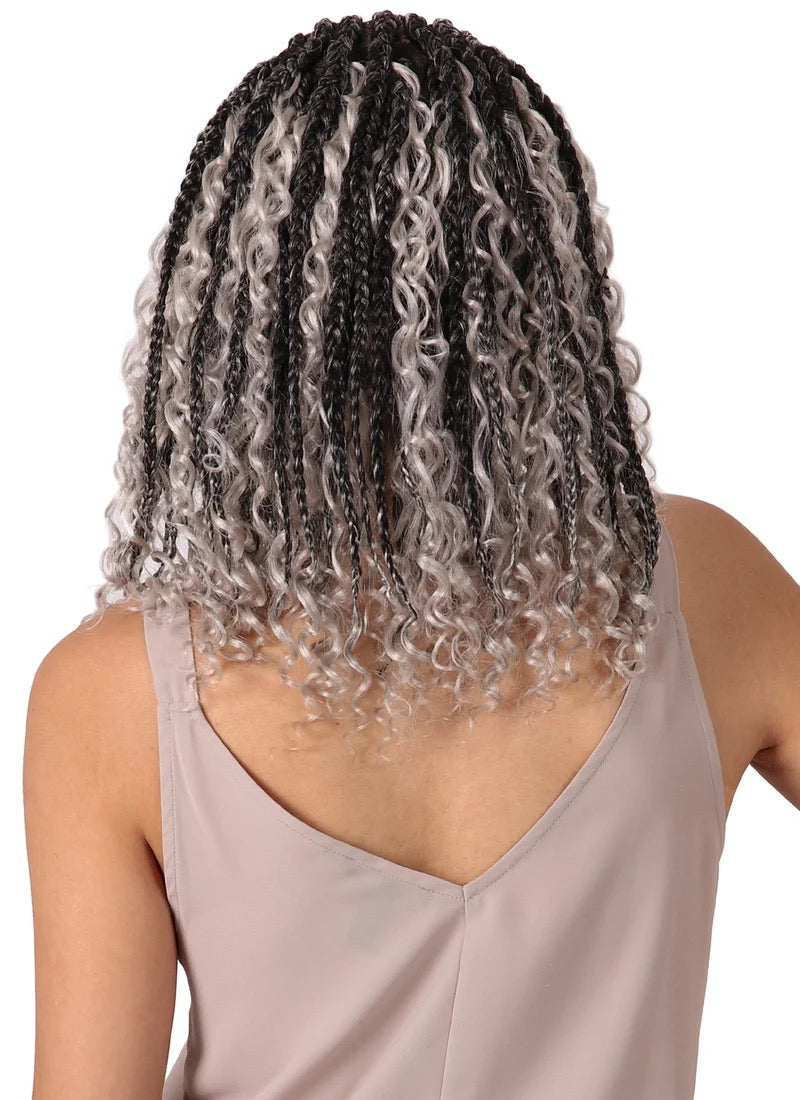 Motown Tress Tela Star Boho 14” Whole Lace Hybrid Braid Wig