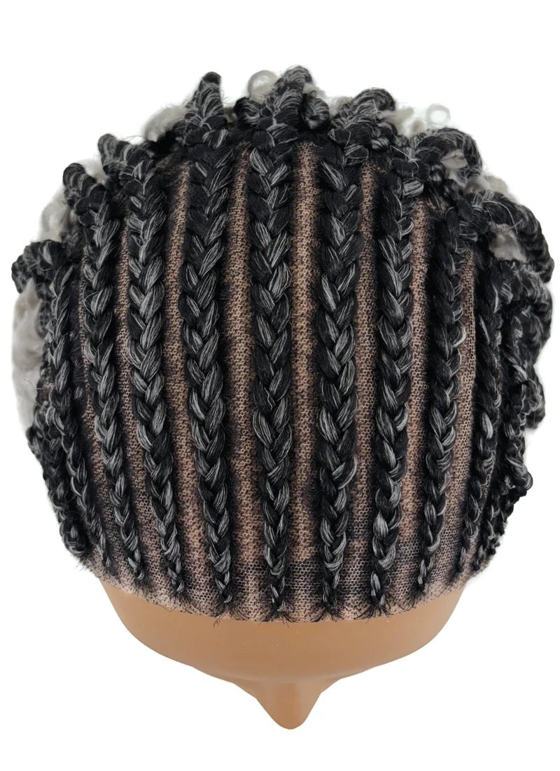 Motown Tress Tela Star Boho 14” Whole Lace Hybrid Braid Wig
