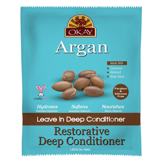 Okay Leave In Conditioner Pack Argan 1.5 oz