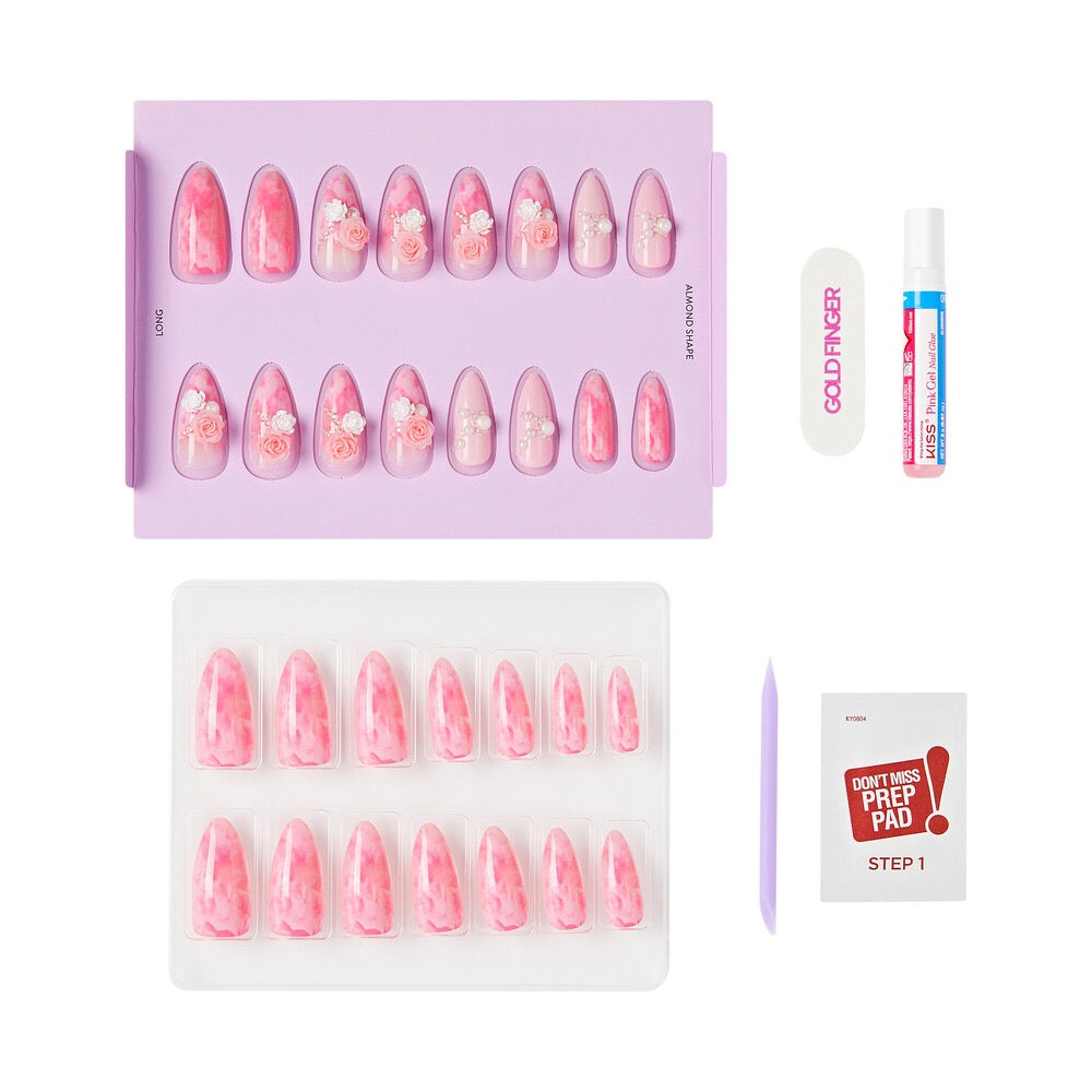 Gold Finger Handmade Nails - Five Star