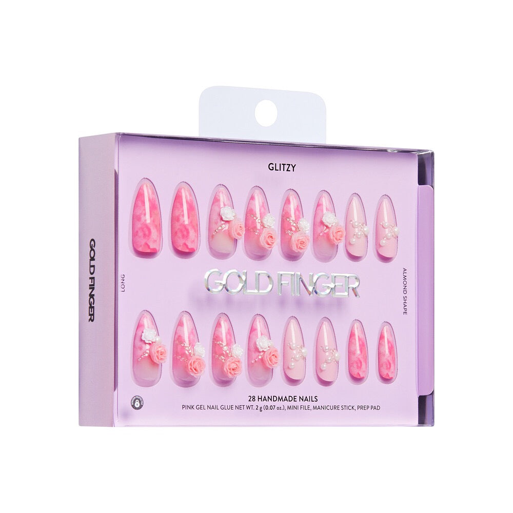 Gold Finger Handmade Nails - Five Star