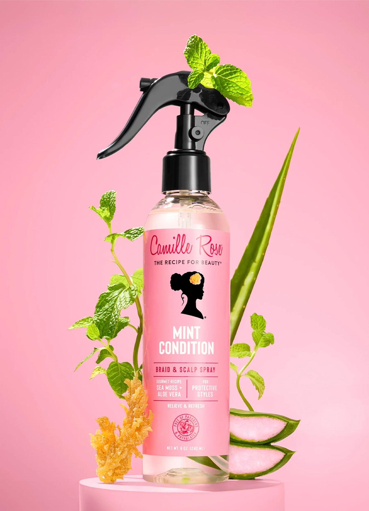 Camille Rose Mint Condition Braid and Scalp Spray 8oz
