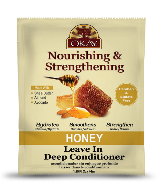 Okay Leave In Conditioner Pack Honey 1.5 oz