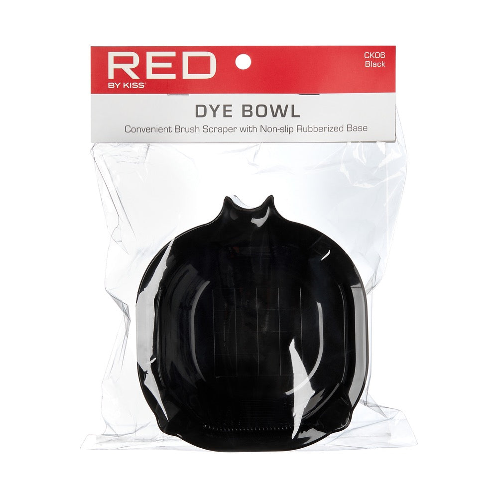 RED Dye Bowl Wrapped - Black