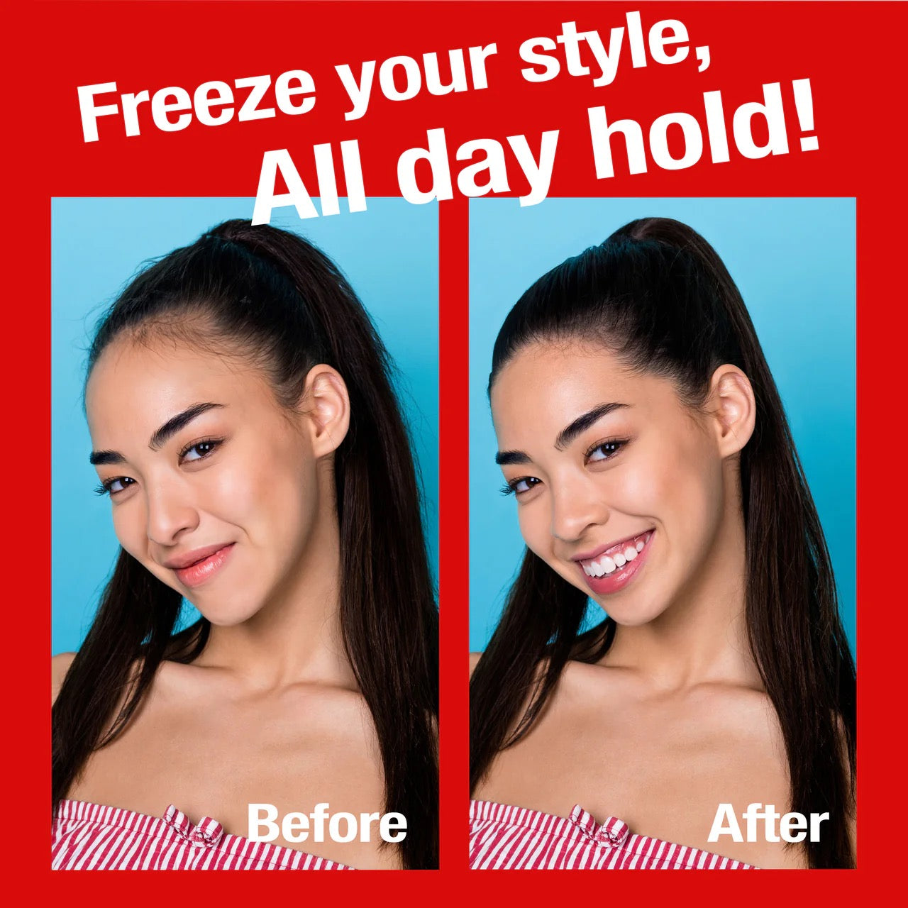 EBIN Wonder Ponytail Bond Freeze Spray - Firm Hold 8 oz