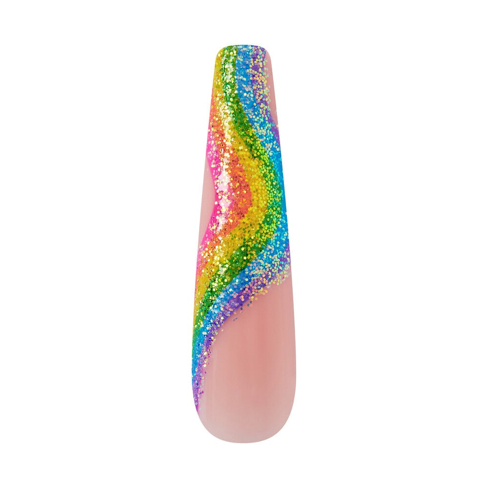 Gold Finger Handmade Nails - Flamboyant