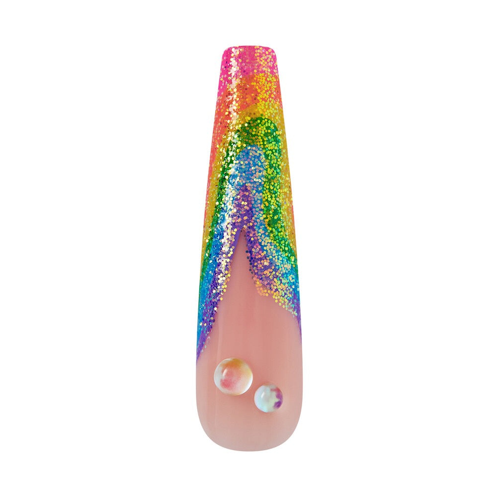 Gold Finger Handmade Nails - Flamboyant