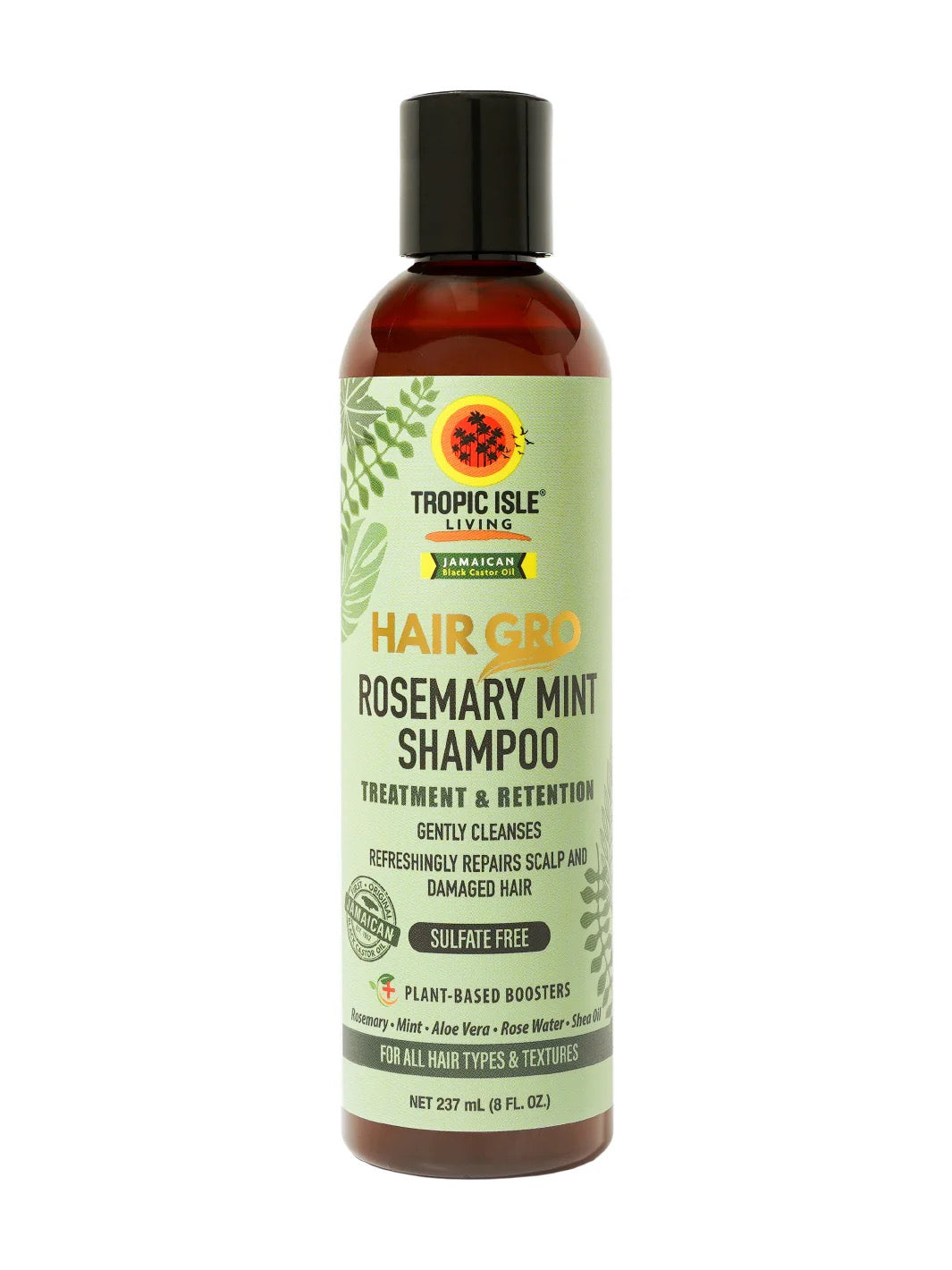 Tropic Isle Hair Gro Rosemary Mint Shampoo 8 fl oz