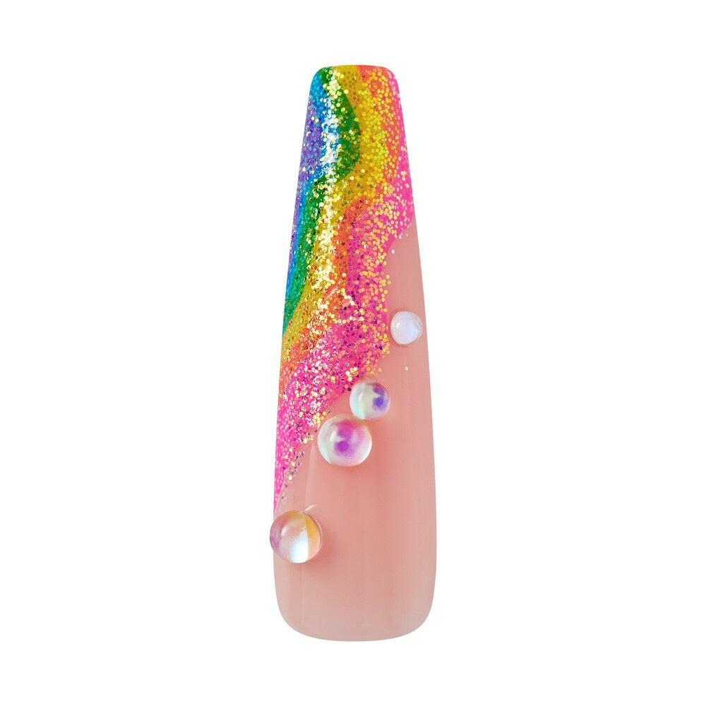 Gold Finger Handmade Nails - Flamboyant