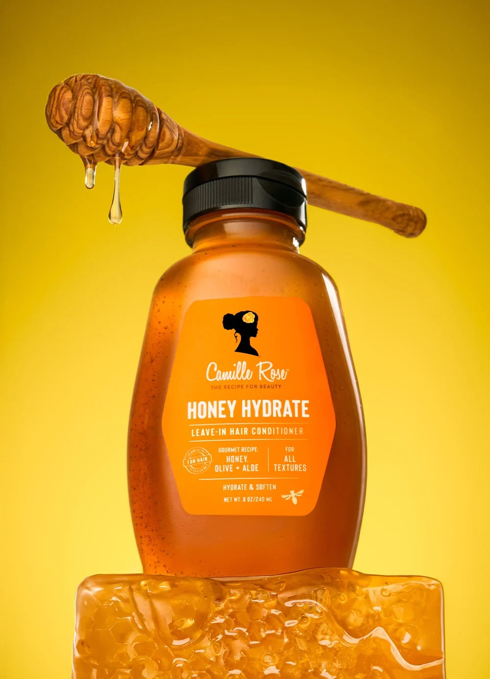 Camille Rose Honey Hydrate Leave-In Conditioner 8oz