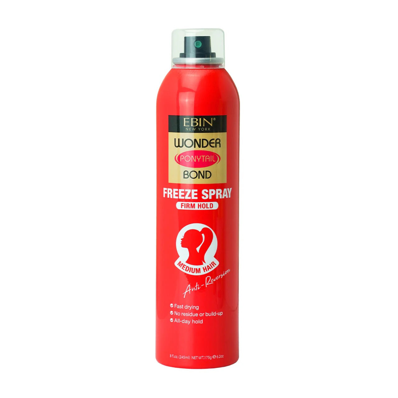 EBIN Wonder Ponytail Bond Freeze Spray - Firm Hold 8 oz