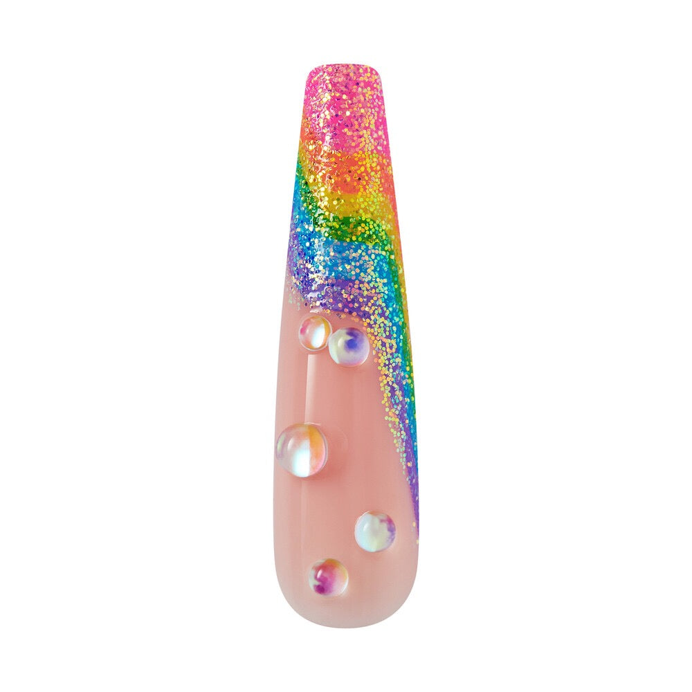 Gold Finger Handmade Nails - Flamboyant