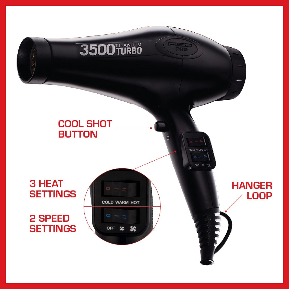 RED Pro Titanium 3500 Blow Dryer